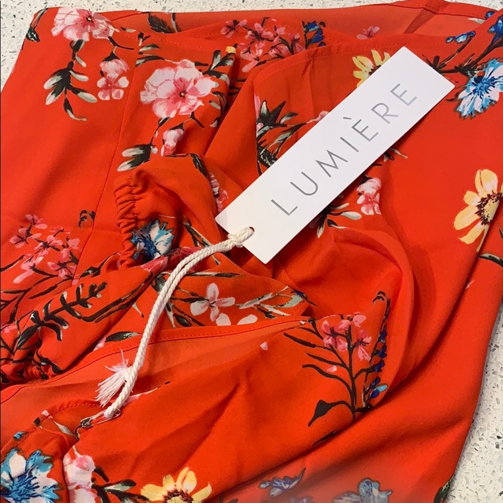Lumière off the shoulder floral blouse - Picture 5 of 5